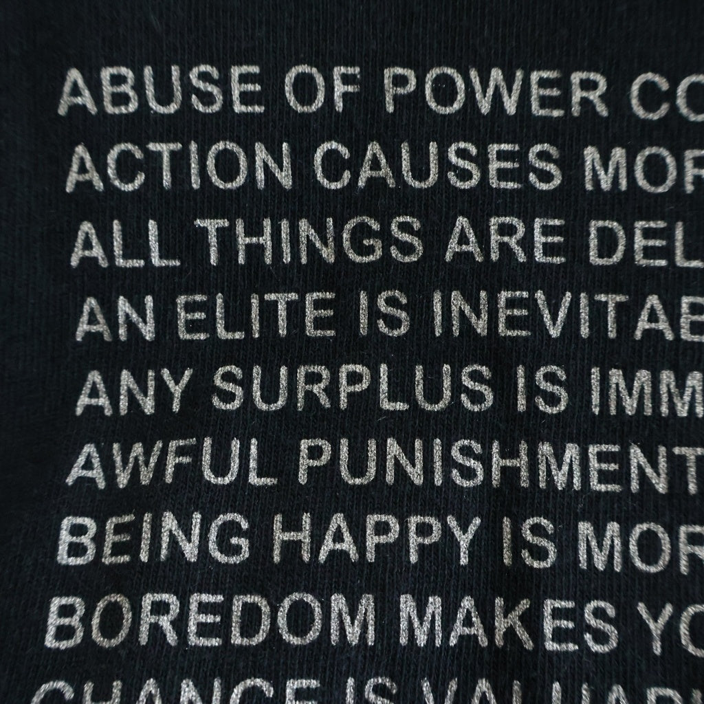VINTAGE(ヴィンテージ) 90S Jenny Holzer ジェニー ホルツァー アートプリント半袖Tシャツ カットソー