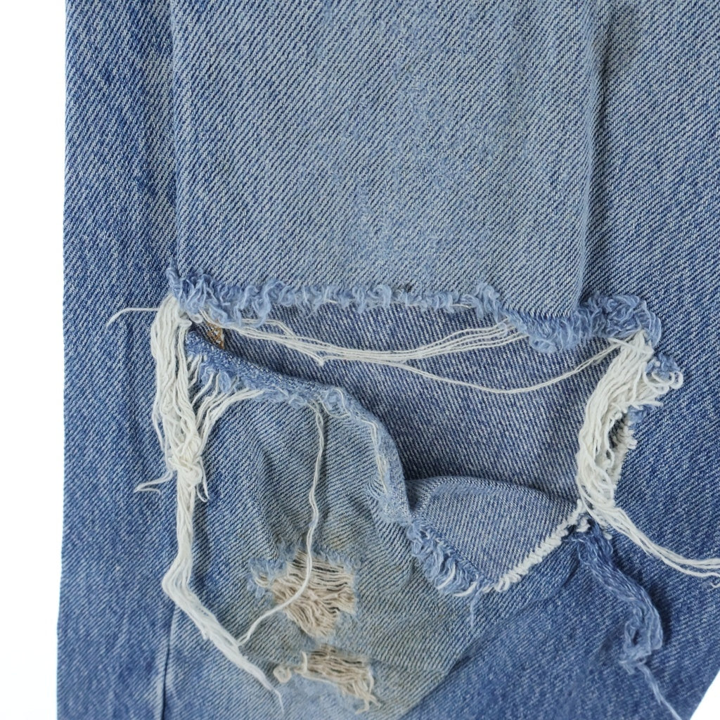 Levi's(リーバイス) 80S VINTAGE 501 ボタン裏653 不均等V ボタンフライ ヴィンテージ デニムパンツ インディゴ 501-0115
