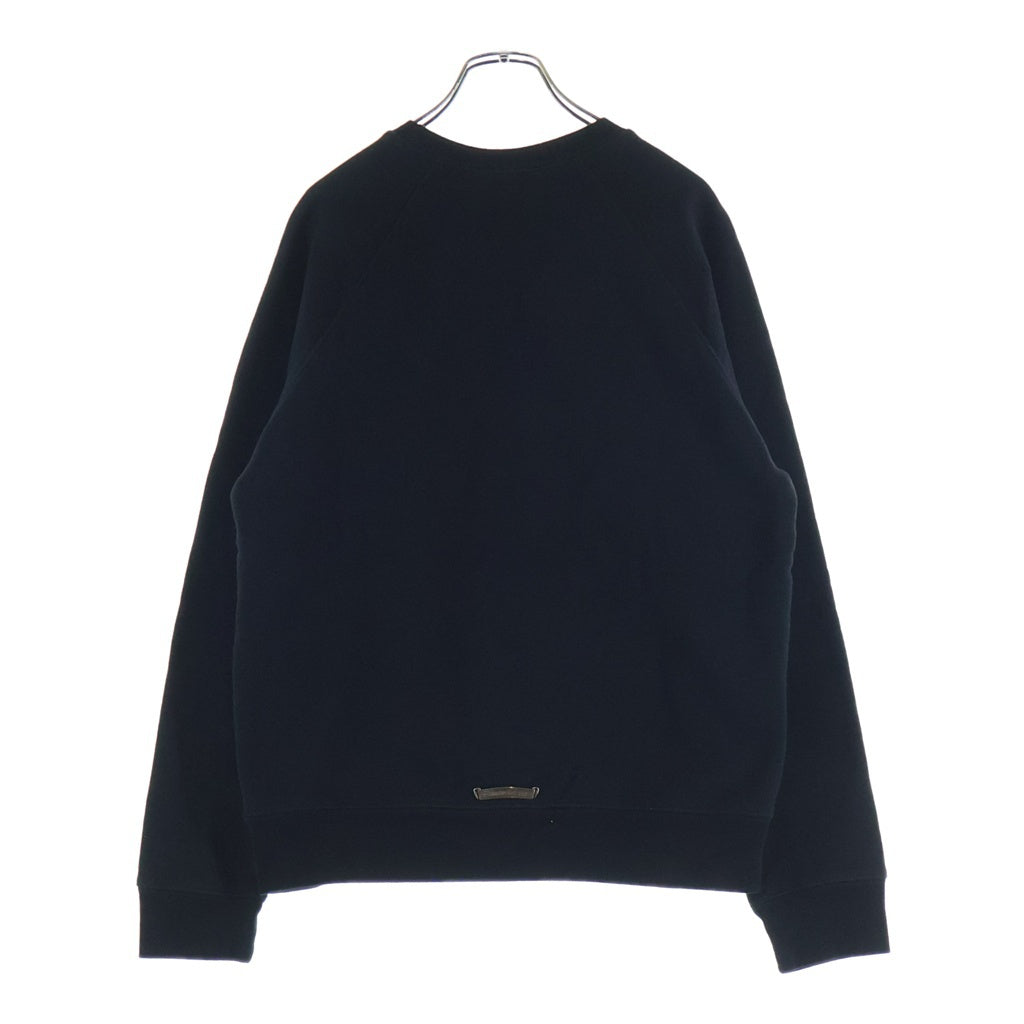 CHROME HEARTS(クロムハーツ) U SAILIN ON CREW セメタリークロスエンブロイダリー クルーネックスウェットシャツ トレーナー ブラック