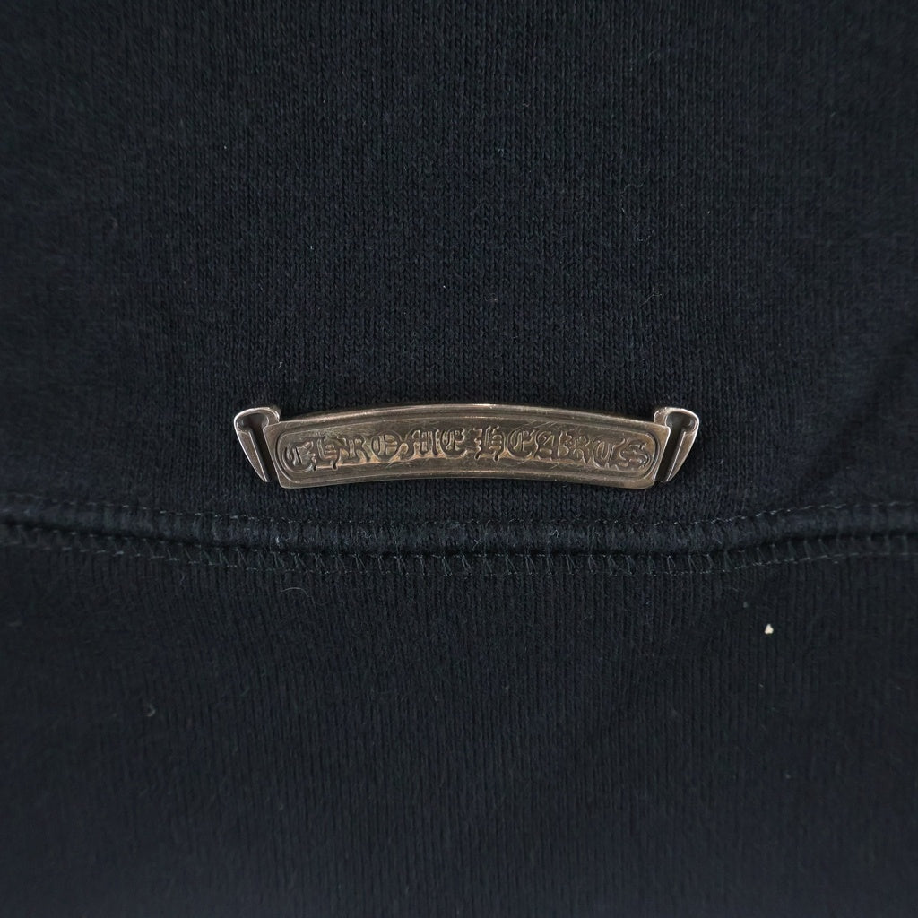 CHROME HEARTS(クロムハーツ) U SAILIN ON CREW セメタリークロスエンブロイダリー クルーネックスウェットシャツ トレーナー ブラック
