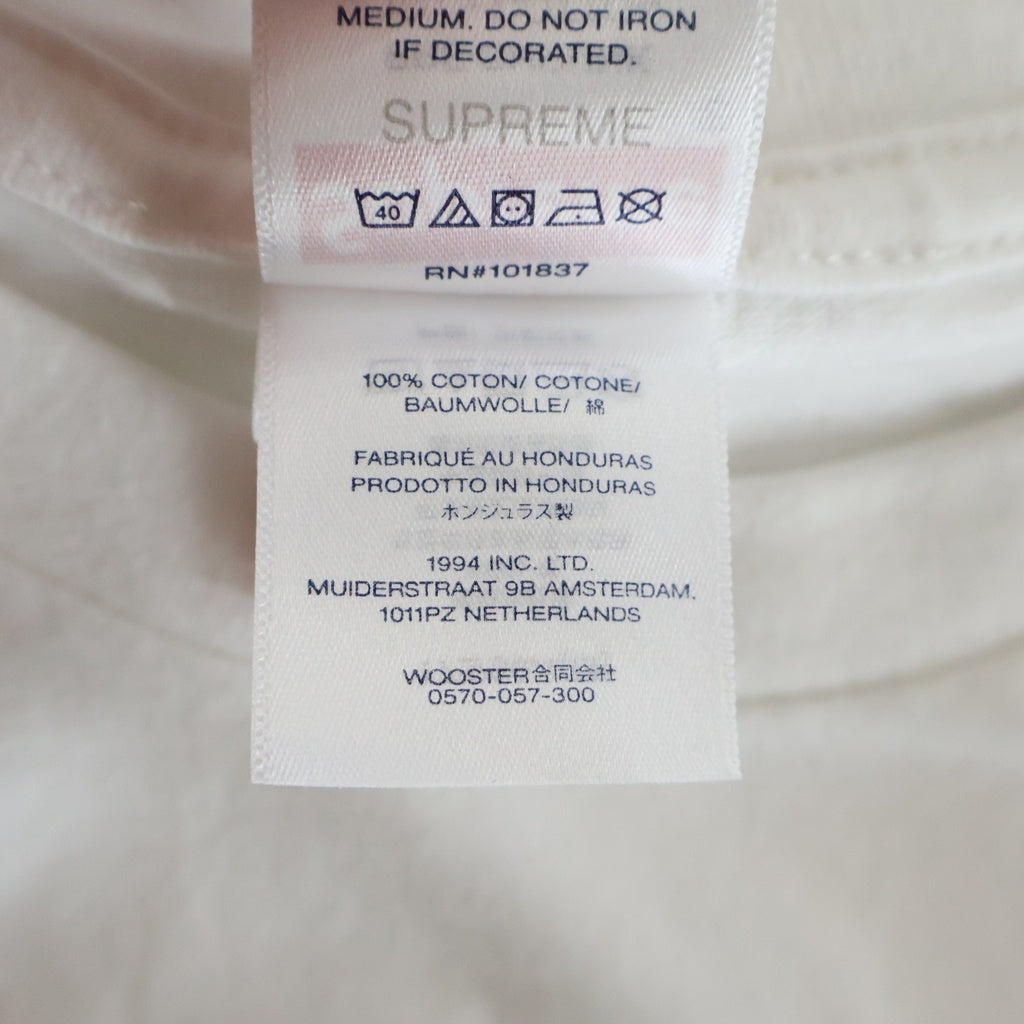 SUPREME(シュプリーム) 25SS Beef Tee ビーフ フロントプリント クルーネック 半袖Tシャツ カットソー ホワイト