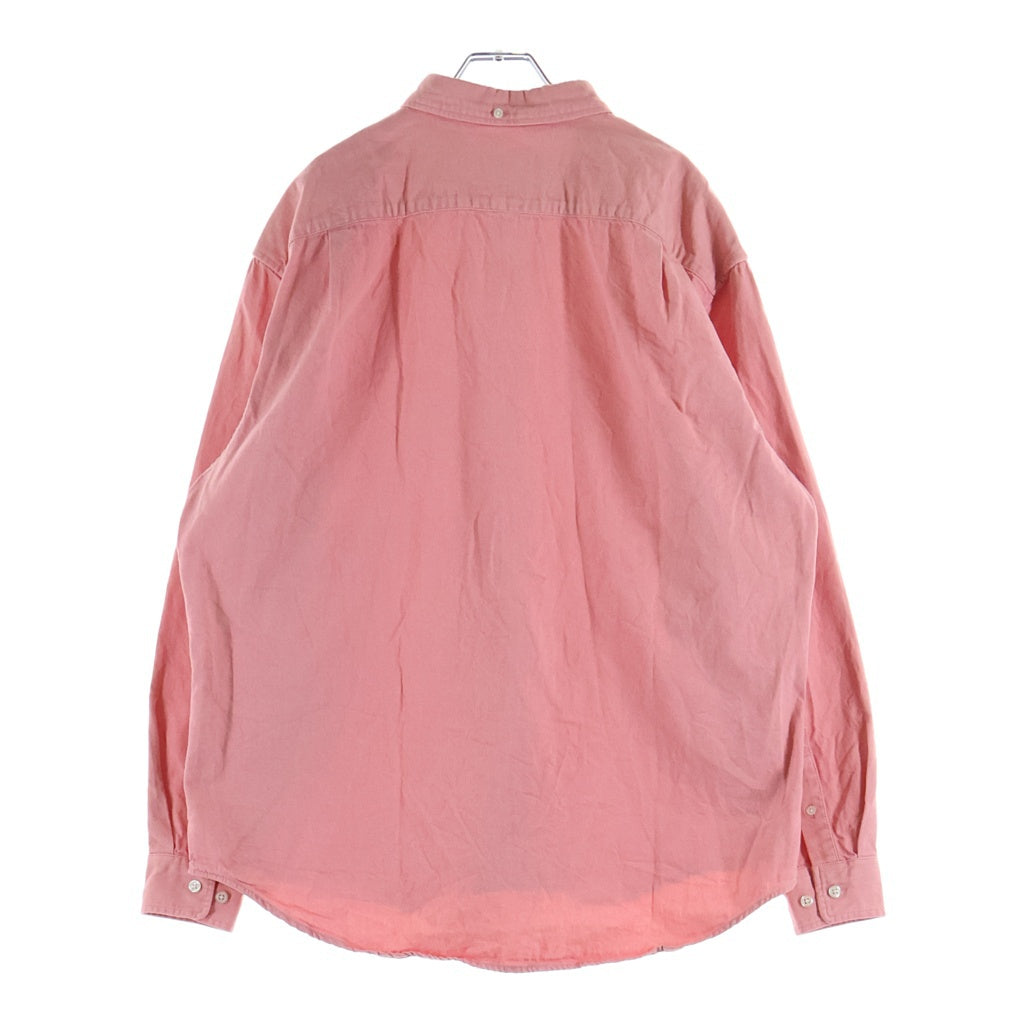 SUPREME(シュプリーム) 25SS Small Box Denim Shirt スモールボックスロゴ ボタンダウン デニム 長袖シャツ ピンク