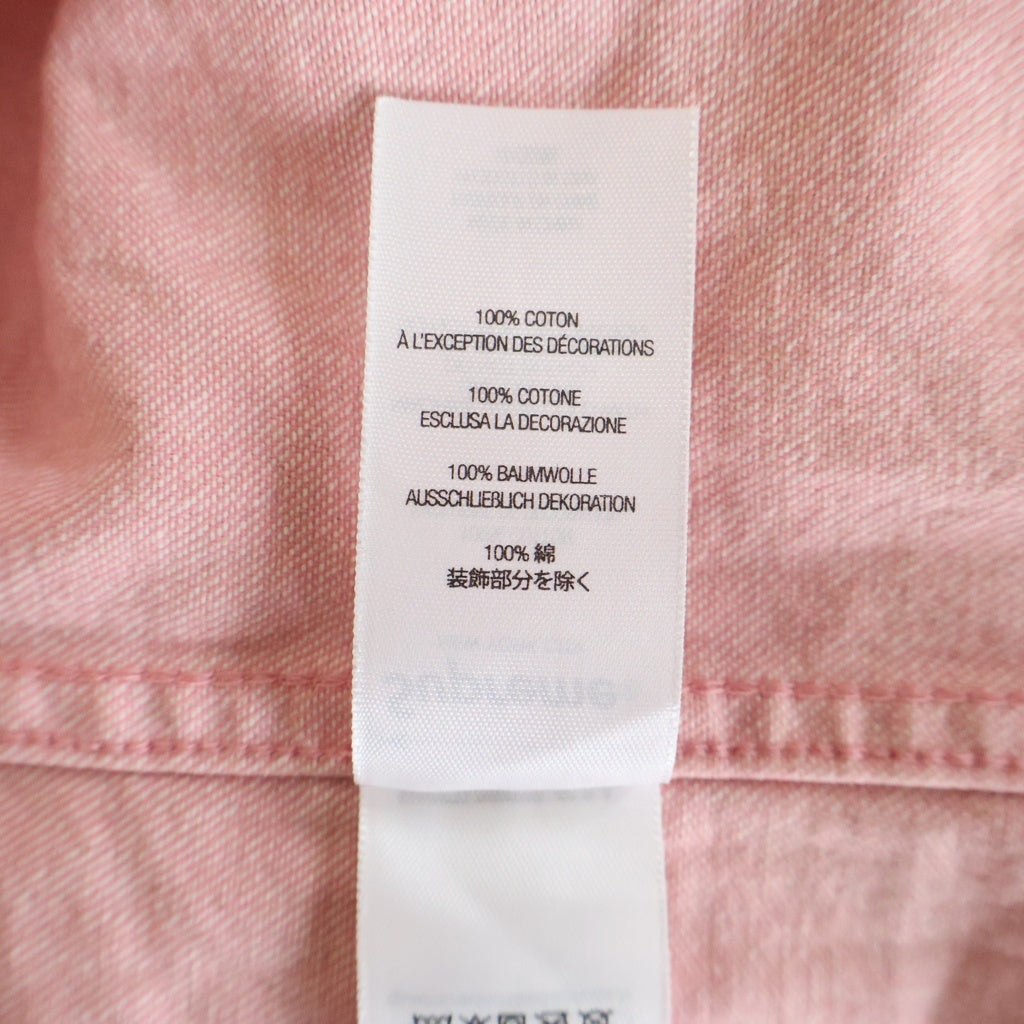 SUPREME(シュプリーム) 25SS Small Box Denim Shirt スモールボックスロゴ ボタンダウン デニム 長袖シャツ ピンク