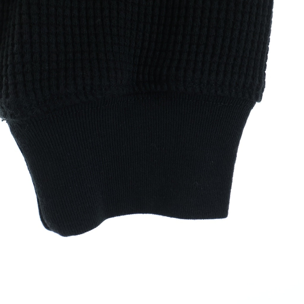 SUPREME(シュプリーム) 25SS ×GOODENOUGH Thermal グッドイナフ フロントプリント ラグラン サーマルカットソー 長袖Tシャツ ブラック/ホワイト
