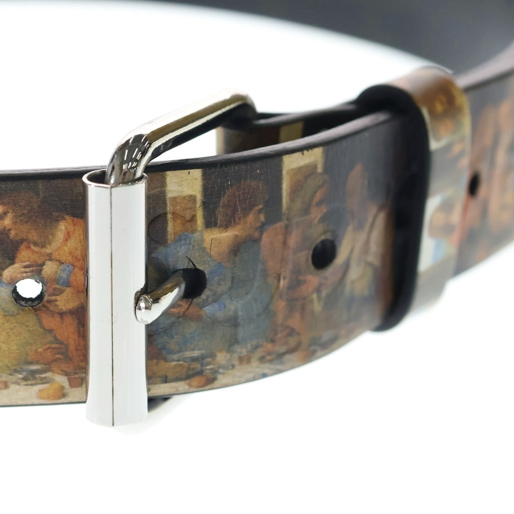 SUPREME(シュプリーム) 25SS Last Supper Leather Belt 最後の晩餐 総柄 レザーベルト マルチカラー