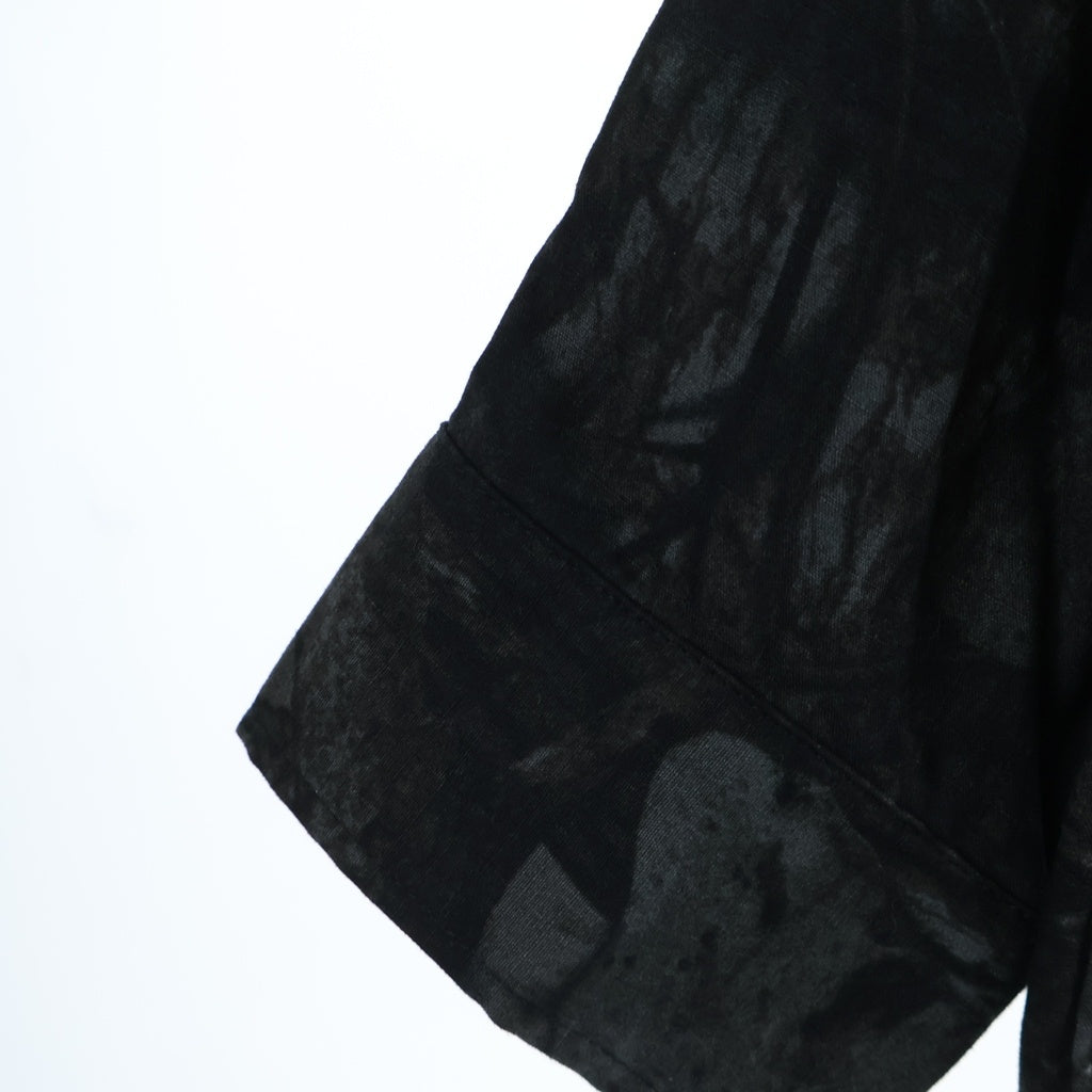 WTAPS(ダブルタップス) 19AW JUNGLE LS SHIRT ジャングル 総柄カモプリント マルチポケット シャツジャケット ブラック 192WVDT-SHM01S