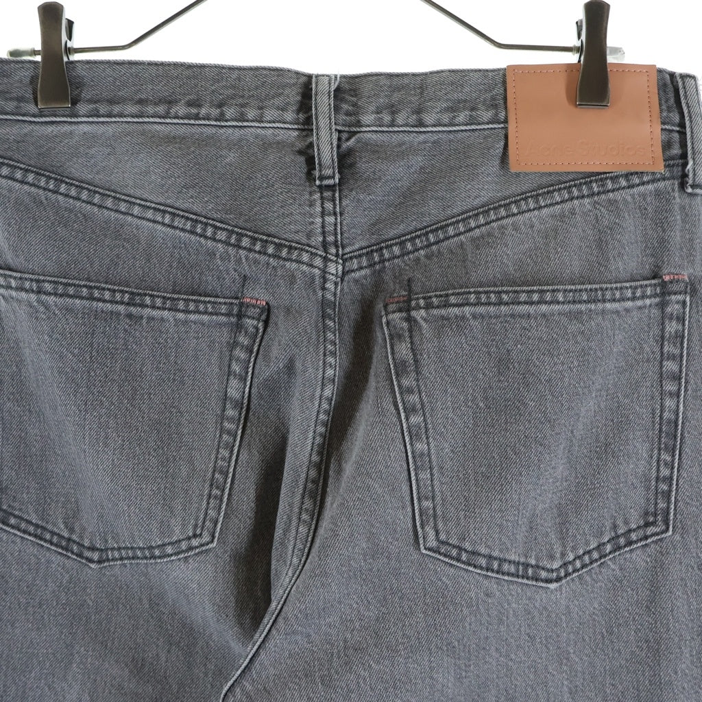 Acne Studios(アクネ ストゥディオズ) 2003 WORN GREY ルーズフィット ボタンフライ ジーンズ デニム グレー B00237-