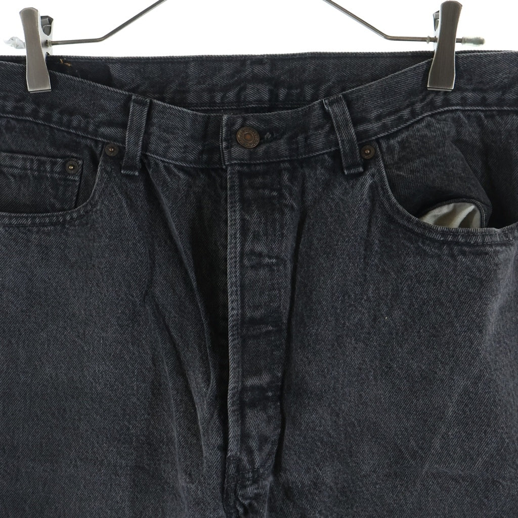 Levi's(リーバイス) 90S VINTAGE 501 ボタン裏532 後染め ボタンフライ ヴィンテージデニムパンツ ブラック 501-0660