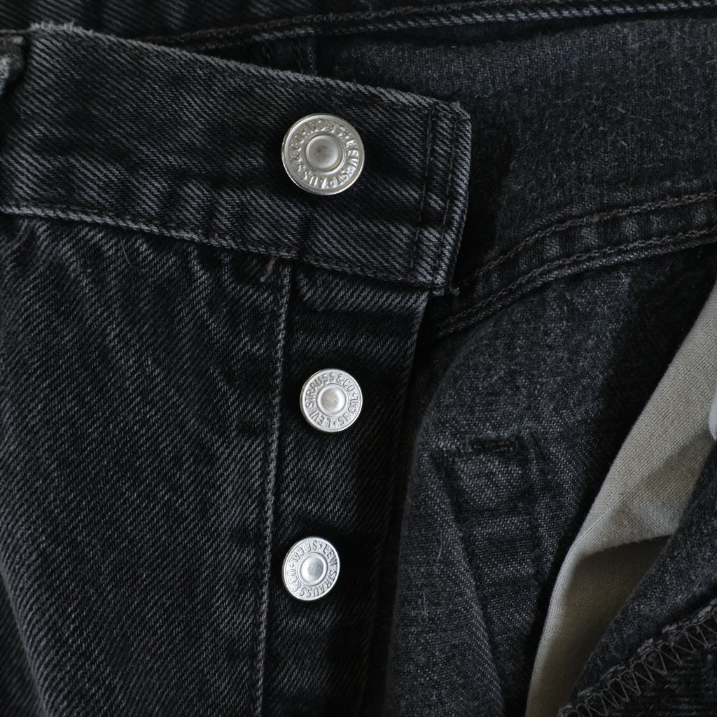 Levi's(リーバイス) 90S VINTAGE 501 ボタン裏532 後染め ボタンフライ ヴィンテージデニムパンツ ブラック 501-0660