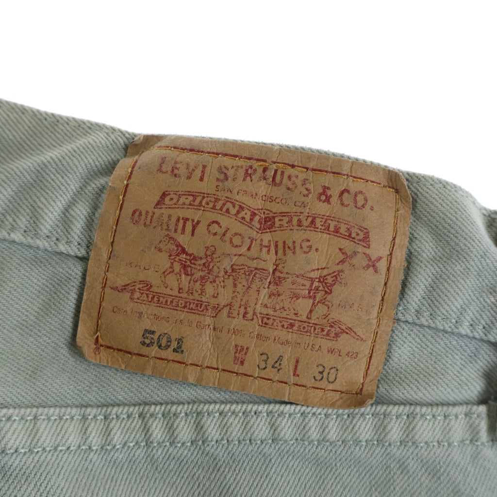 Levi's(リーバイス) 00S VINTAGE 501 ボタン裏553 ボタンフライ ヴィンテージデニムパンツ グレー 501-0694