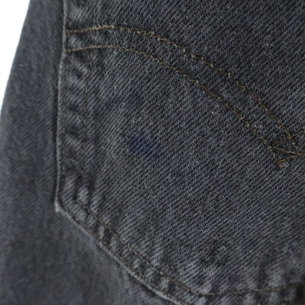 Levi's(リーバイス) 90S VINTAGE 501 ボタン裏653 先染め ボタンフライ ヴィンテージデニムパンツ ブラック 501-0658