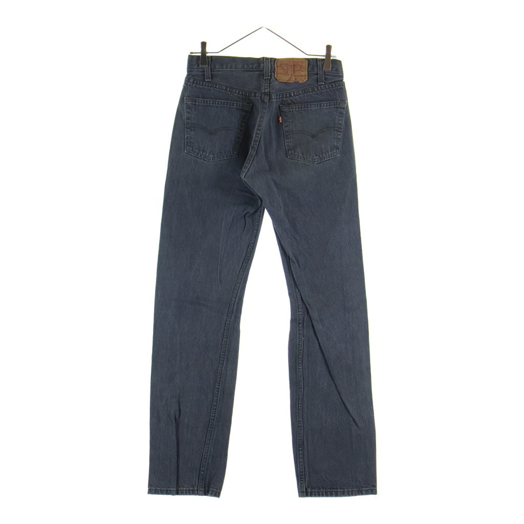Levi's(リーバイス) 80S VINTAGE 501 ボタン裏571 先染め ボタンフライ ヴィンテージデニムパンツ ブラック 501-0658