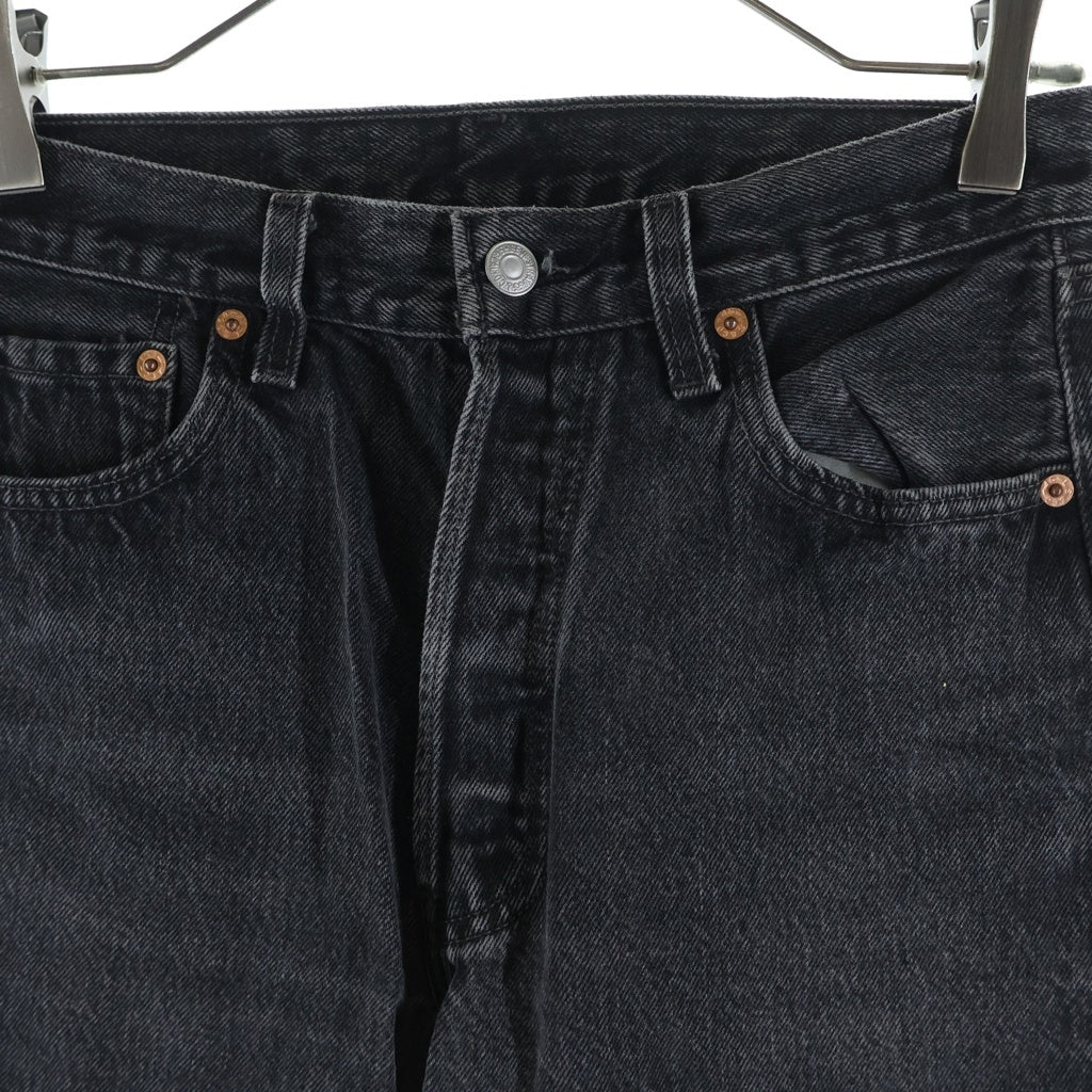 Levi's(リーバイス) 90S VINTAGE 501 ボタン裏522 後染め ボタンフライ ヴィンテージデニムパンツ ブラック 501-0660