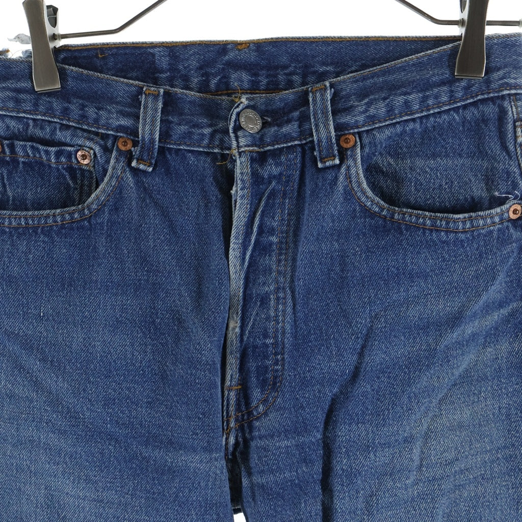 Levi's(リーバイス) 90S VINTAGE 501XX ボタン裏524 USA製 ボタンフライ ヴィンテージデニムパンツ インディゴ 1501-0117