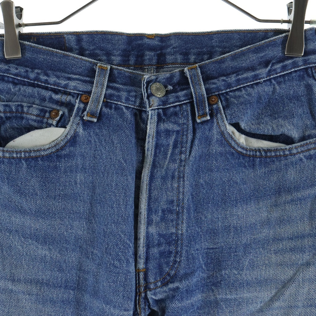 Levi's(リーバイス) 90S VINTAGE 501XX ボタン裏524 USA製 ボタンフライ ヴィンテージデニムパンツ インディゴ 1501-0117