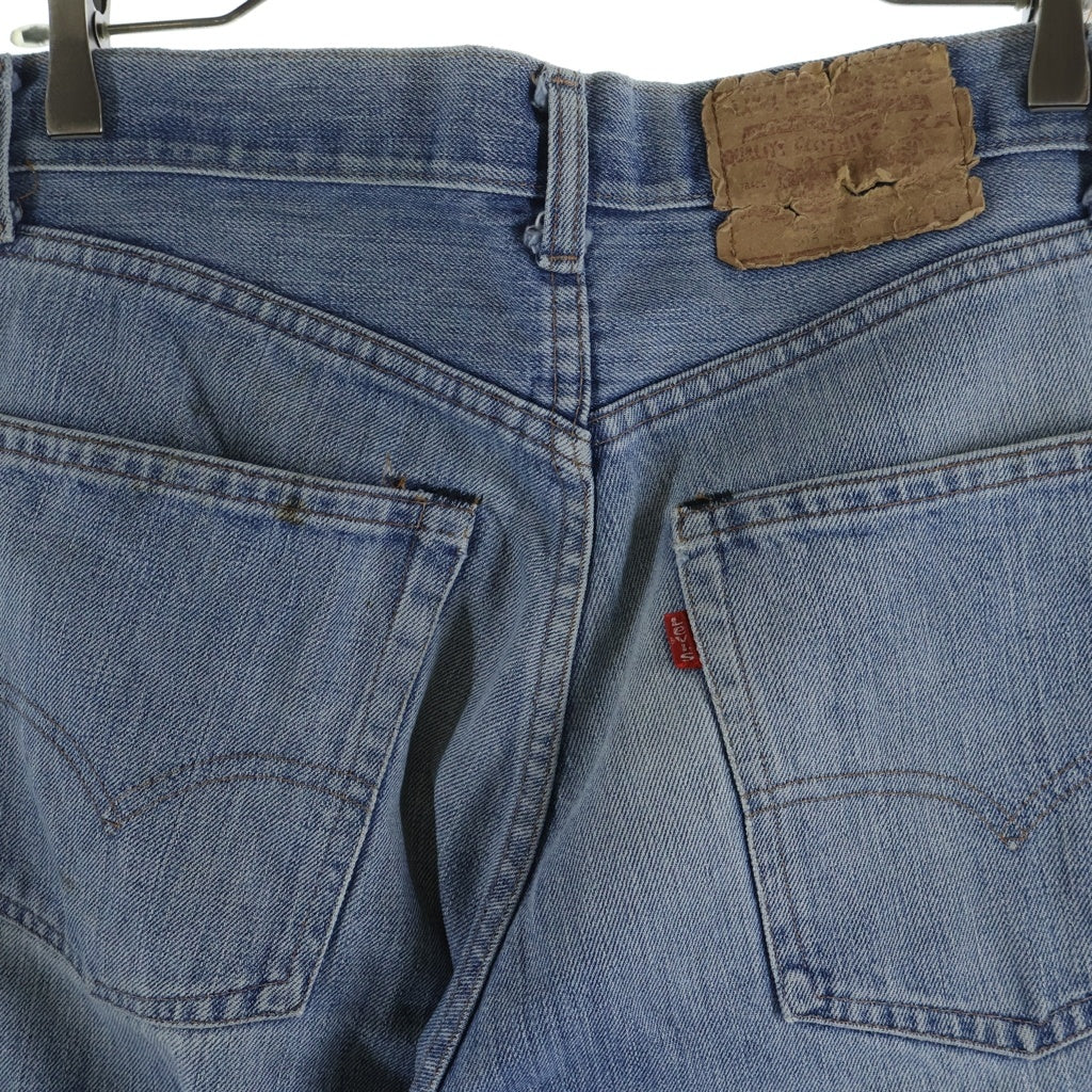 Levi's(リーバイス) 60S VINTAGE 505 ヴィンテージ 42Talonジップ 66後期 ボタン裏8 USA製 ストレートデニムパンツ インディゴ 505-0217