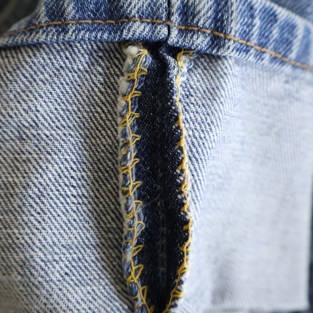 Levi's(リーバイス) 60S VINTAGE 505 ヴィンテージ 42Talonジップ 66後期 ボタン裏8 USA製 ストレートデニムパンツ インディゴ 505-0217