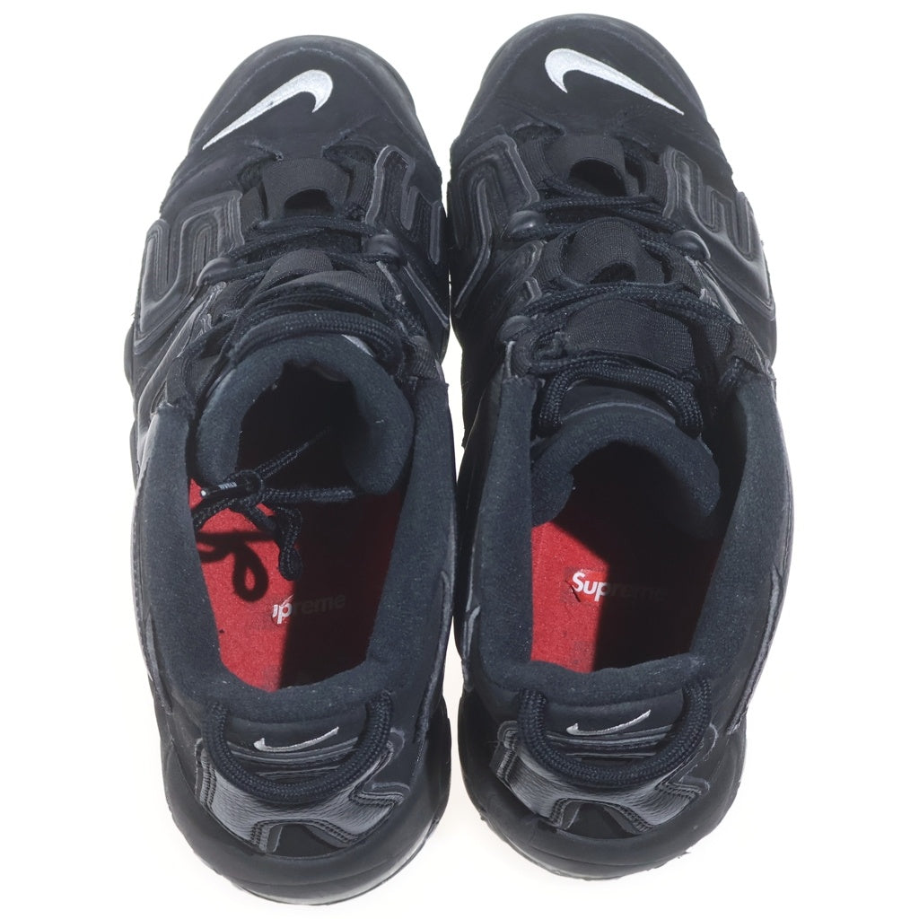 NIKE(ナイキ) 17SS ×SUPREME AIR MORE UPTEMPO シュプリーム エアモアアップテンポ ハイカットスニーカー ブラック US10/28cm 902290-001