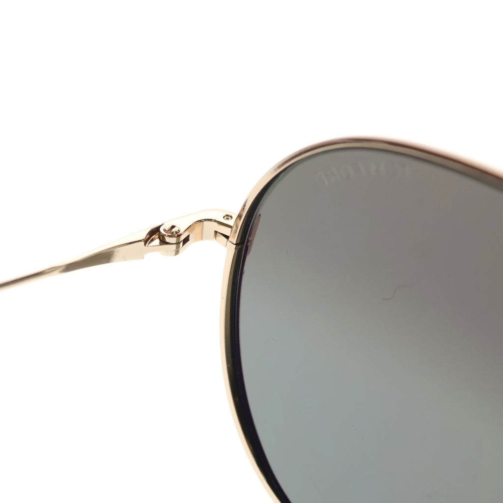 TOM FORD(トムフォード) ティアドロップ メタルフレーム ダブルブリッジ クリングスタイプ アイウェア サングラス 眼鏡 ゴールド/グリーン/ブラック TF0996