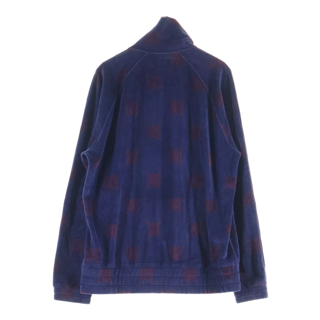 Needles(ニードルス) 22AW C/PE Papillon Velour Track Jacket パピヨン ベロア トラックジャケット パープル/ボルドー LQ237