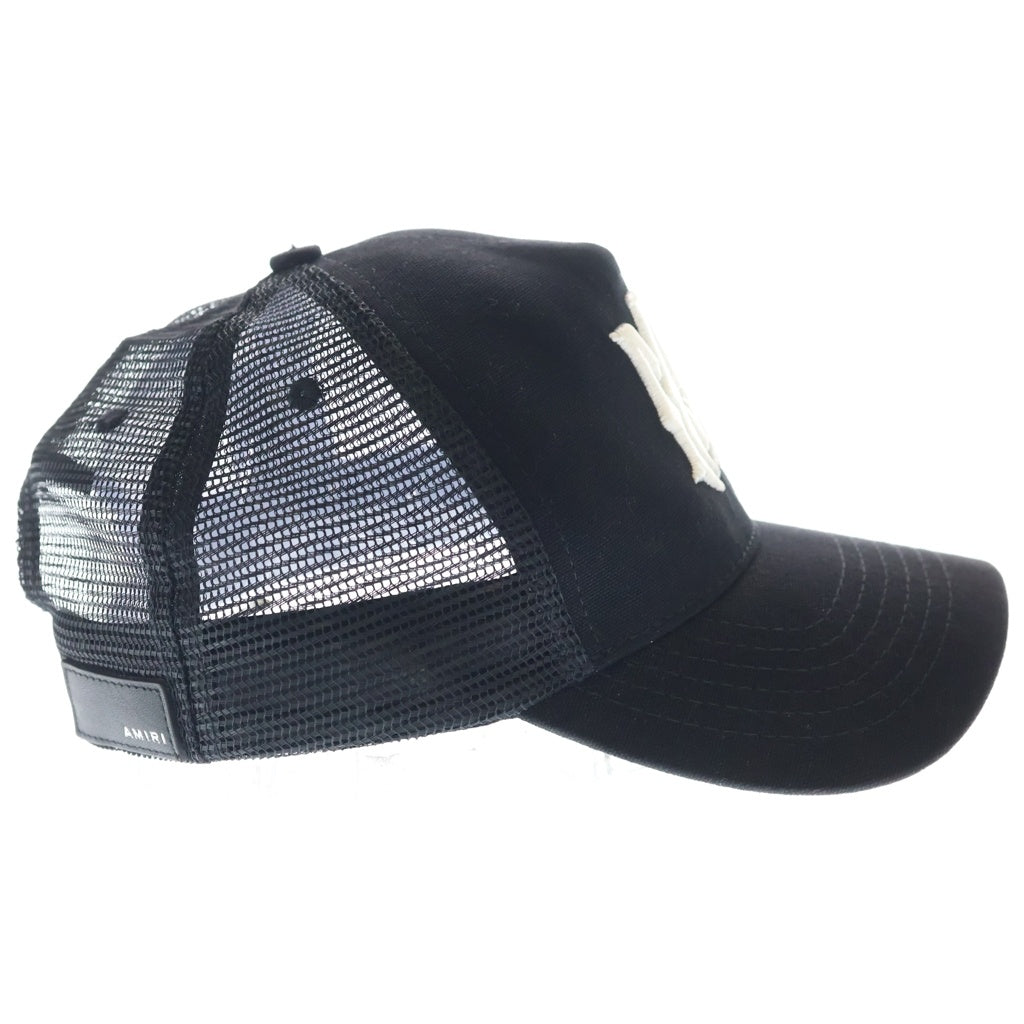 AMIRI(アミリ) MA Logo Trucker Cap MAロゴ トラッカーキャップ 帽子 ブラック SR1XMAH009SAMHDC