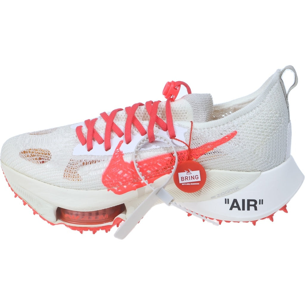 NIKE(ナイキ) ×Off-White AIR ZOOM TEMPO NEXT% FLYKNIT オフホワイト エアズーム テンポ ネクスト% フライニット ローカット スニーカー US10/28cm CV0697-100