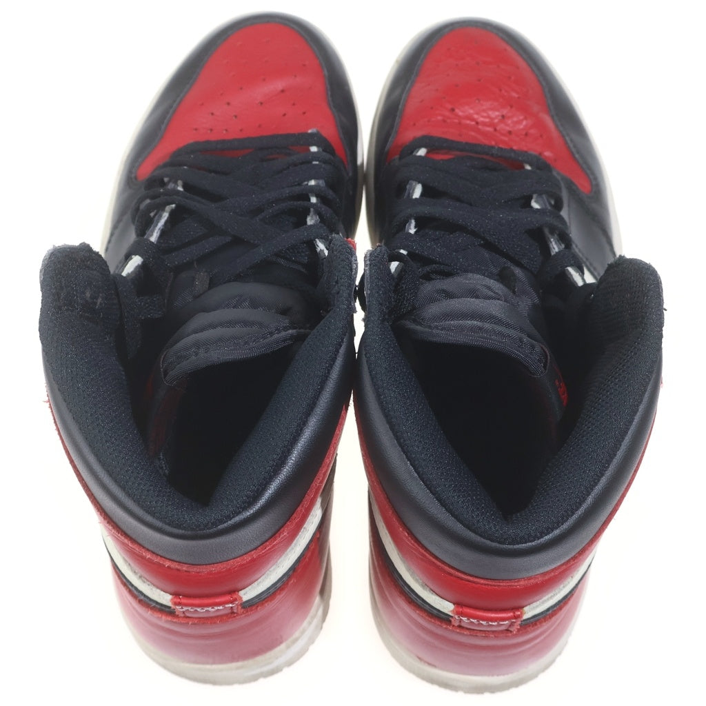 NIKE(ナイキ) AIR JORDAN 1 RETRO HIGH OG BRED TOE エアジョーダンワン レトロ ブレッドトゥ ハイカットスニーカー レッド/ホワイト US10/28.0cm 555088-610