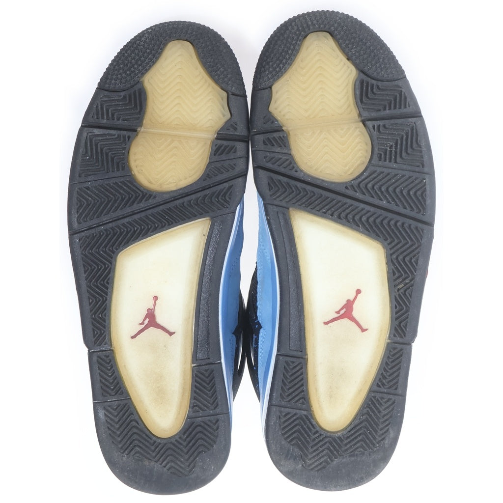 NIKE(ナイキ) ×TRAVIS SCOTT AIR JORDAN 4 RETRO CACTUS JACK トラヴィススコット エアジョーダン 4 カクタスジャック ハイカットスニーカー ブルー US10/28cm 308497-406