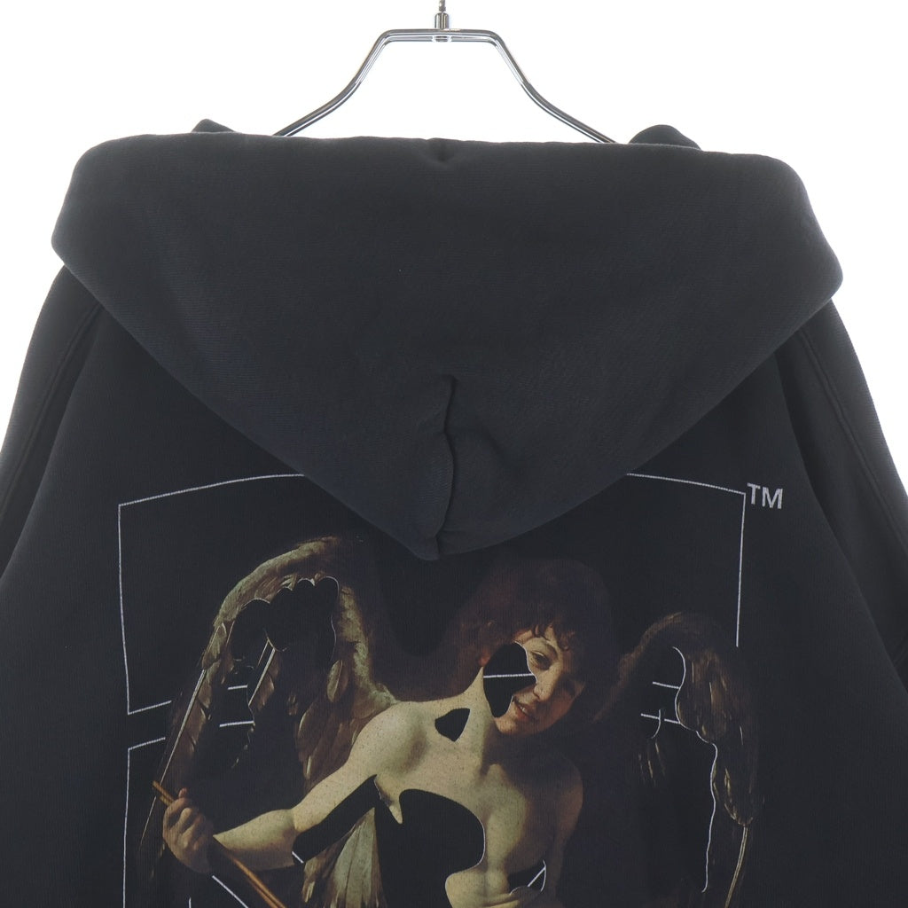 OFF-WHITE オフホワイト 25AW Cupid Arrow Skate Hoodie キューピッド アロースケート バッググラフィックプリント プルオーバースウェットパーカー ブラック OMBB085F25FLE011 OFF-WHITE(オフホワイト) 25AW Cupid Arrow Skate Hoodie キューピッド