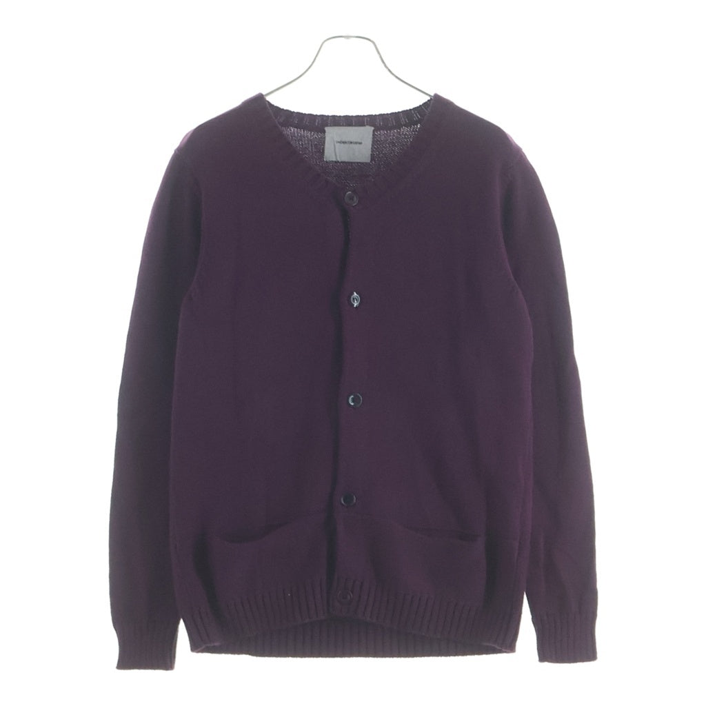 UNDERCOVER(アンダーカバー) 12AW ハイゲージ コットン ニットカーディガン レッド J4904