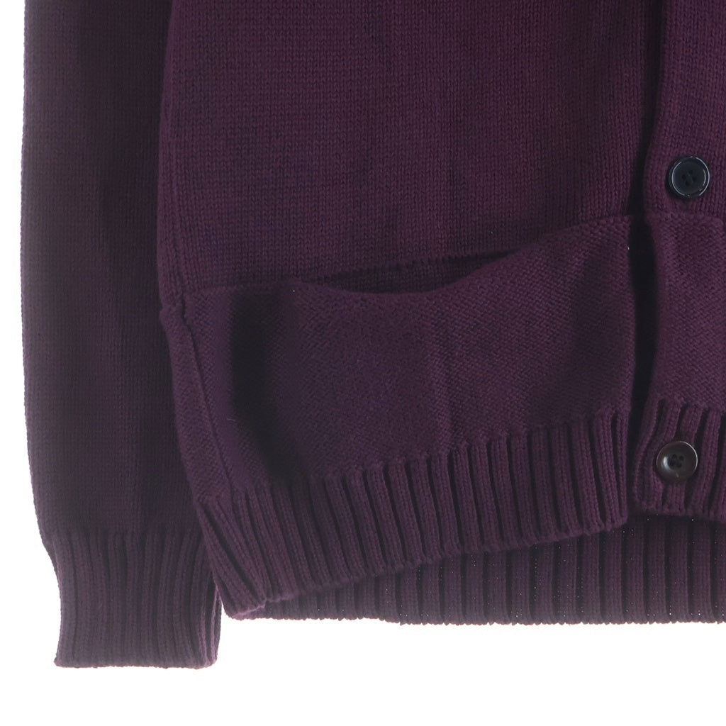 UNDERCOVER(アンダーカバー) 12AW ハイゲージ コットン ニットカーディガン レッド J4904