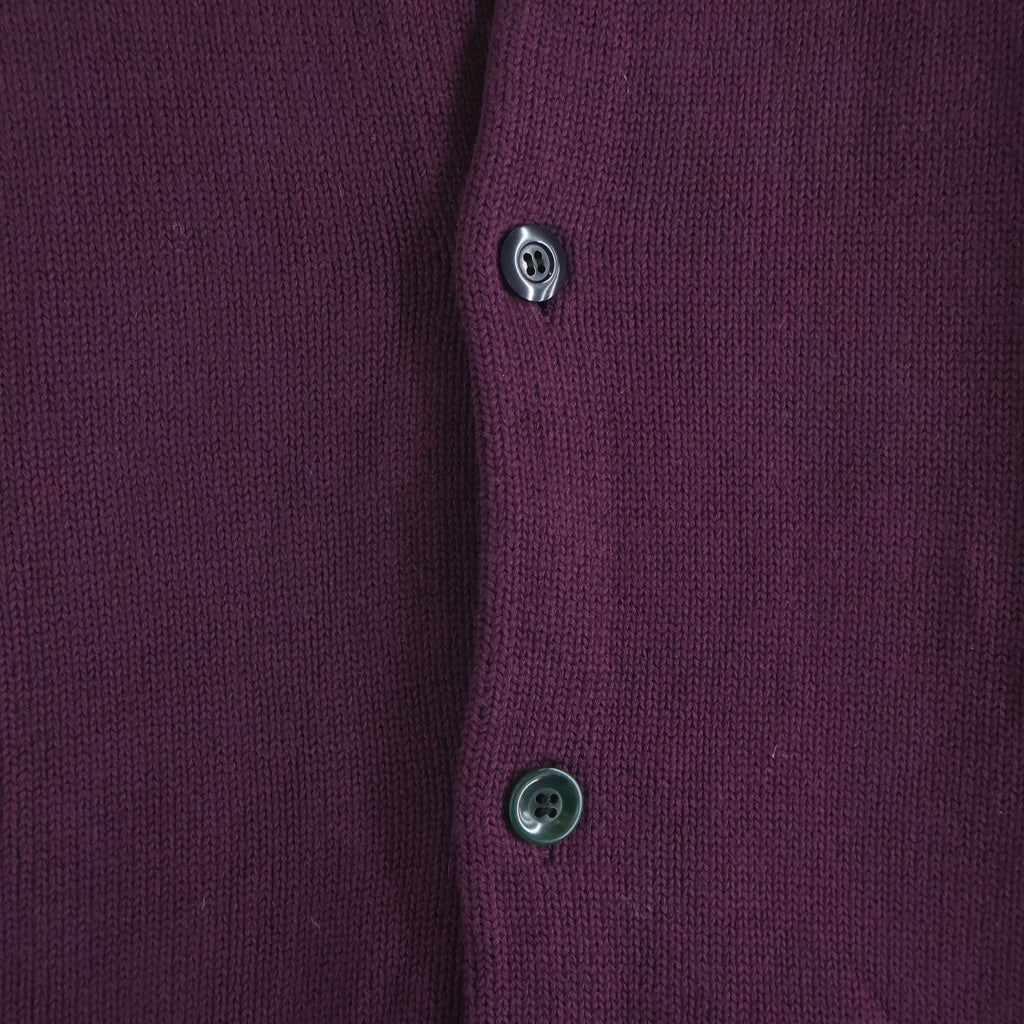UNDERCOVER(アンダーカバー) 12AW ハイゲージ コットン ニットカーディガン レッド J4904