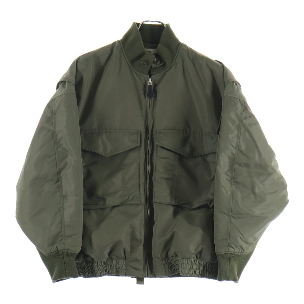 HYKE(ハイク) G8 WEP JACKET ウェップ 中わた ナイロンジャケット カーキ 162-17087