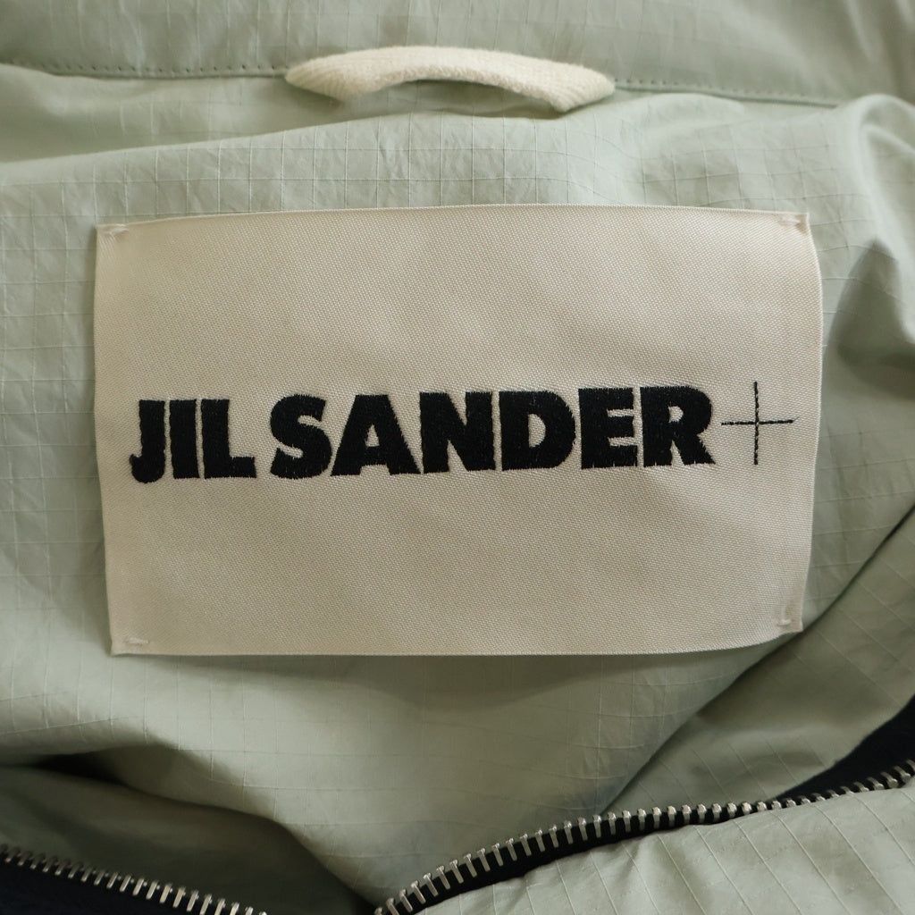 JIL SANDER +(ジルサンダープラス) ポリエステルジップアップダウンジャケット ネイビー