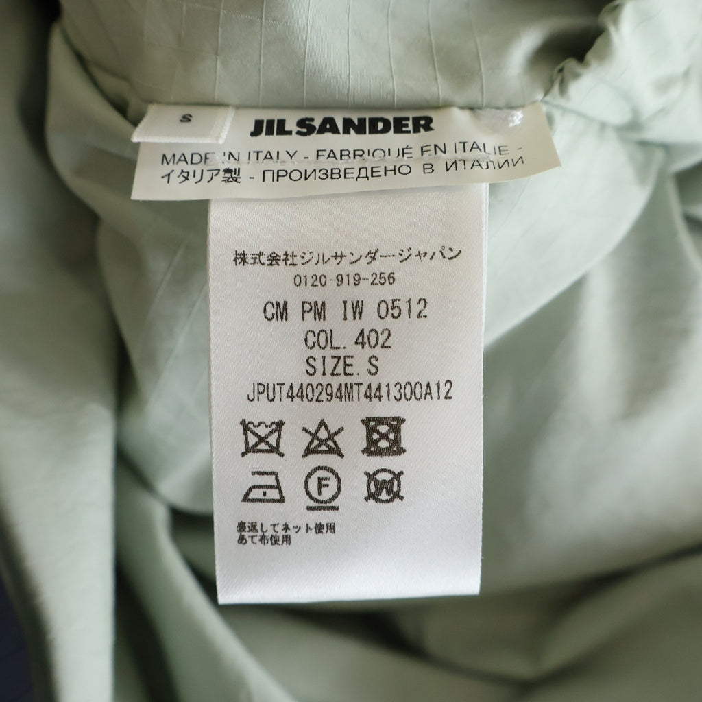 JIL SANDER +(ジルサンダープラス) ポリエステルジップアップダウンジャケット ネイビー