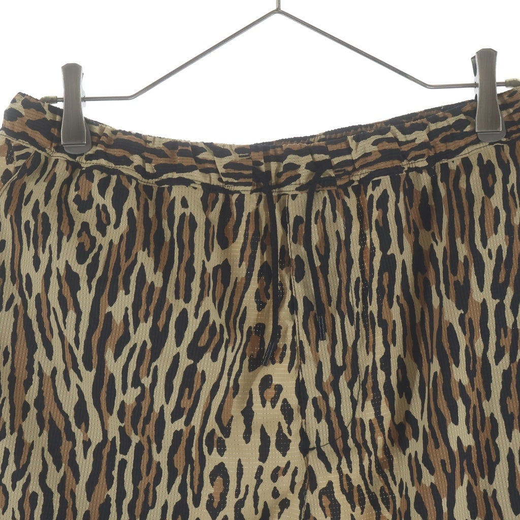 WACKO MARIA(ワコマリア) 26SS ×NANGA LEOPARD COMFY SHORTS ナンガ レオパード コンフィ ショーツ ハーフパンツ ベージュ/ブラウン 26SS-WMP-NA02