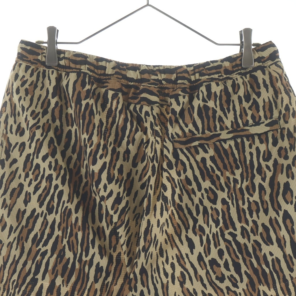 WACKO MARIA(ワコマリア) 26SS ×NANGA LEOPARD COMFY SHORTS ナンガ レオパード コンフィ ショーツ ハーフパンツ ベージュ/ブラウン 26SS-WMP-NA02