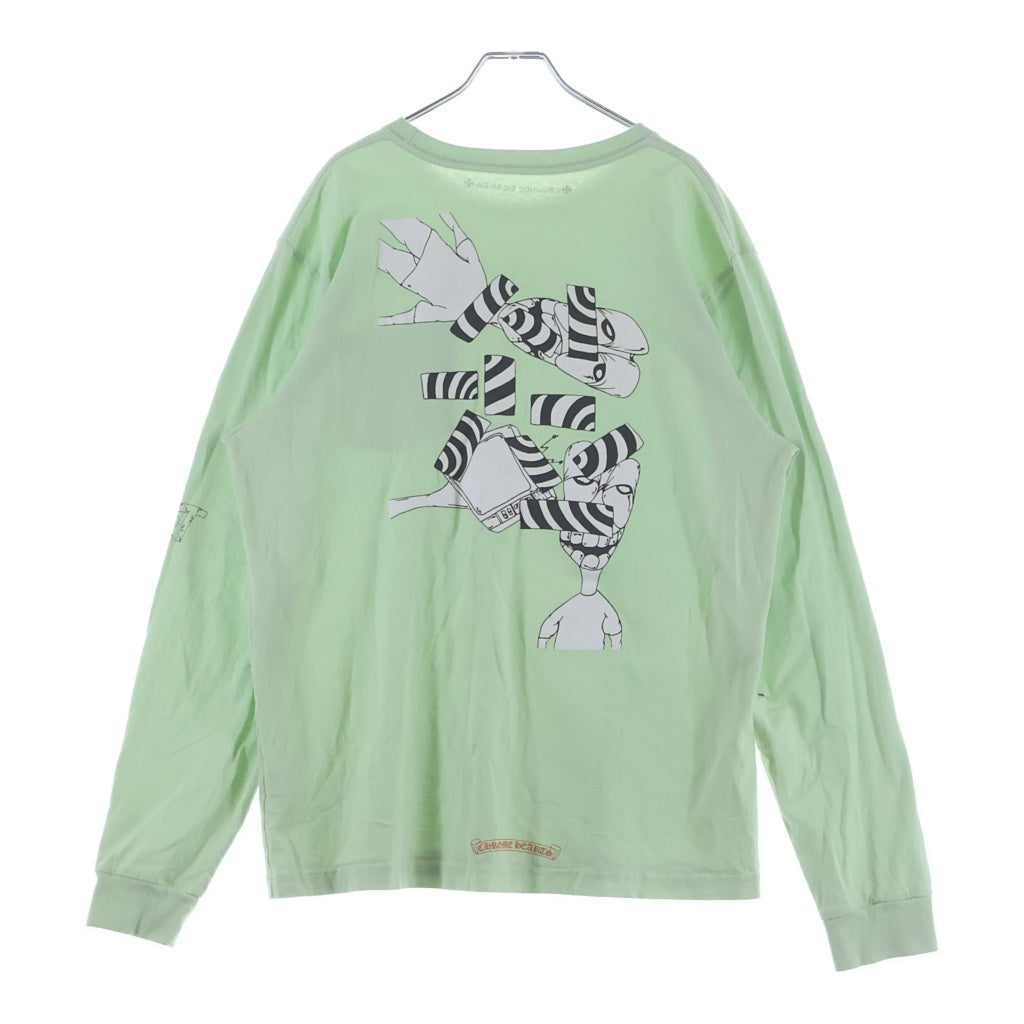 CHROME HEARTS(クロムハーツ) ×MATTY BOY PPO SEAFORM GRN マッティボーイ シーフォームグリーン クルーネック ロングスリーブTシャツ カットソー