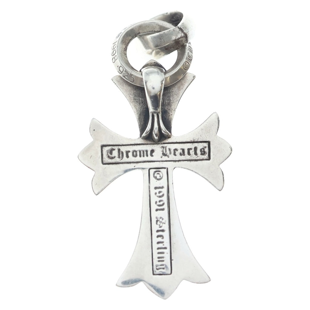 CHROME HEARTS(クロムハーツ) CH CRS SML W/BALE Wベイル スモールCHクロス ペンダントトップ シルバー BCA218
