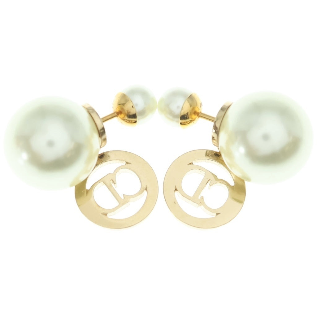 DIOR(ディオール) TRIBALES EARRINGS トライバル フェイクパール ストーン装飾 ピアス ゴールド 両耳 E2325WOMCY レディース