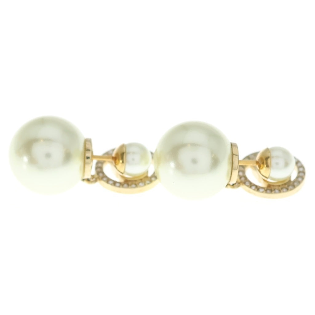 DIOR(ディオール) TRIBALES EARRINGS トライバル フェイクパール ストーン装飾 ピアス ゴールド 両耳 E2325WOMCY レディース