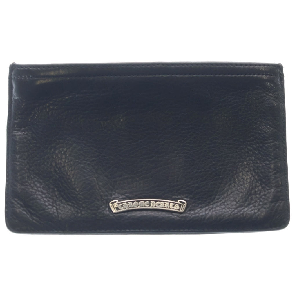 CHROME HEARTS(クロムハーツ) ZPR CHNG PURSE2 チェンジパース レザーコインケース ブラック