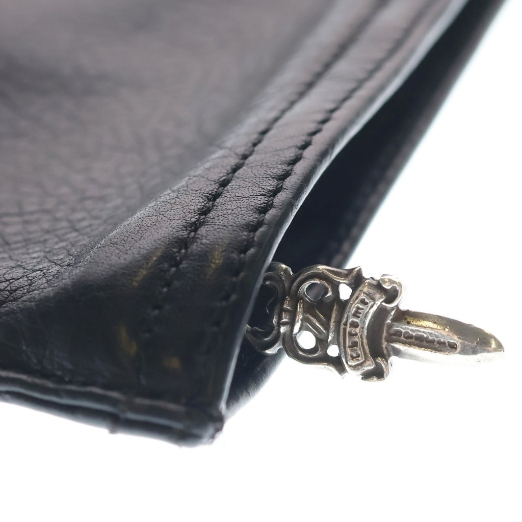 CHROME HEARTS(クロムハーツ) ZPR CHNG PURSE2 チェンジパース レザーコインケース ブラック