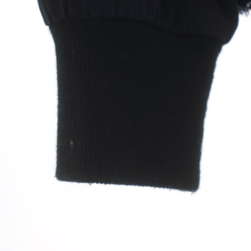 B Yohji Yamamoto(ビー ヨウジヤマモト) 18AW LONG DENIM PARKER ロング デニム パーカー フーデッドモッズコート ブラック NV-D54-004