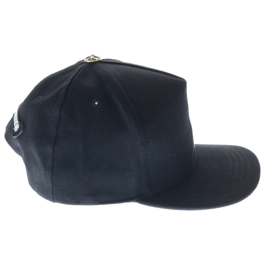CHROME HEARTS(クロムハーツ) RS3 BASEBALL CAP フロントモチーフ刺繍 クロスボール ベースボールキャップ 帽子 ブラック