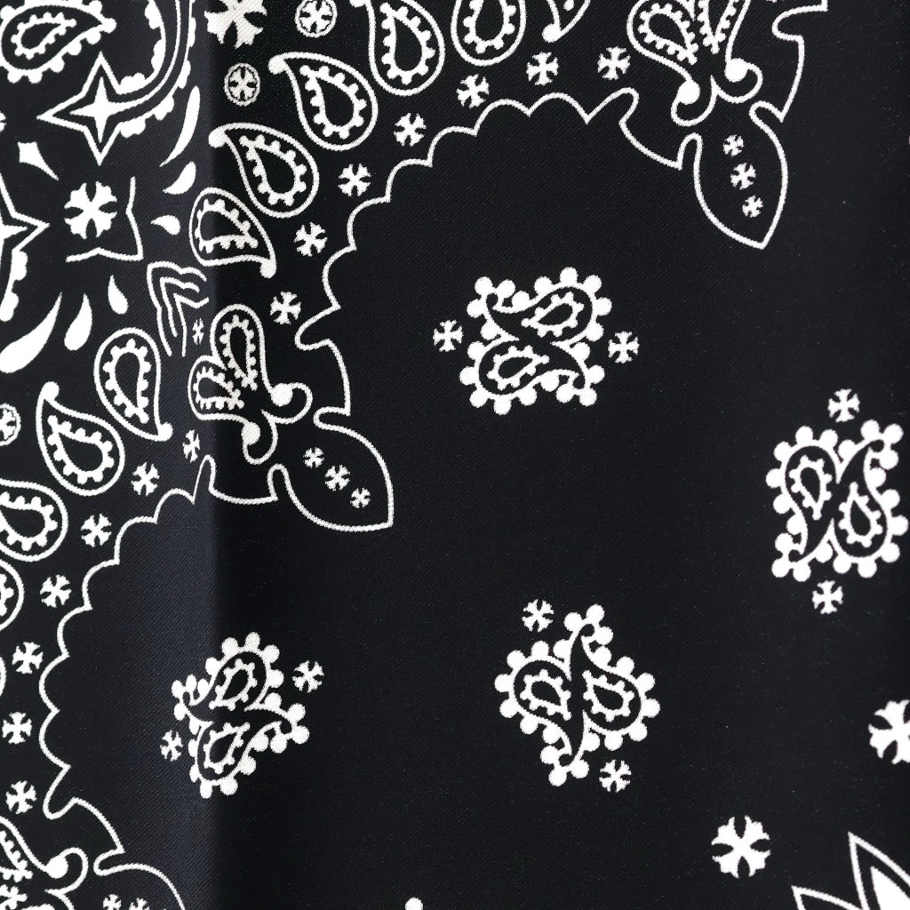 CHROME HEARTS(クロムハーツ) SILK BANDANA SCARF CHプラス シルク バンダナスカーフ ブラック