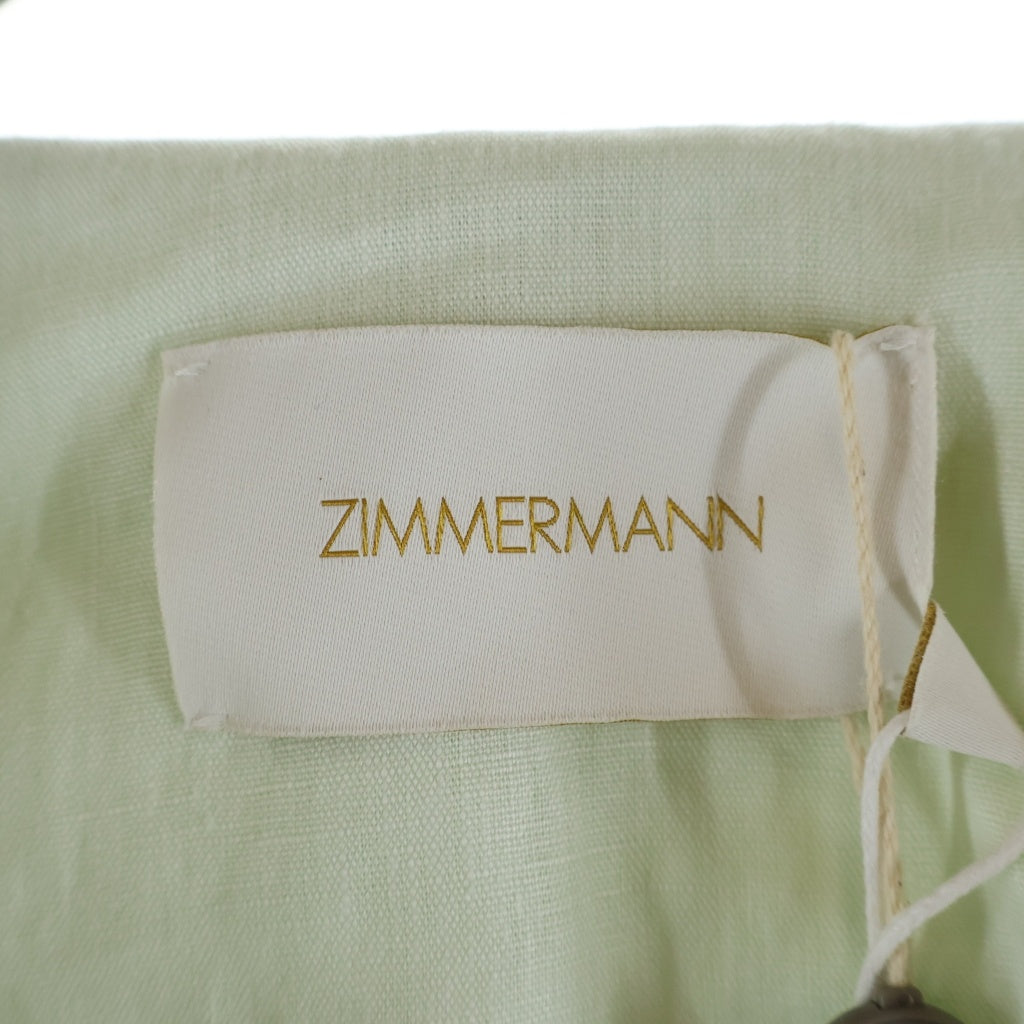 ZIMMERMANN(ジマーマン) GLASSY ROLLED PLAYSUIT グラッシー ロールド プレイスーツ ハーフスリーブワンピース レディース グリーン 7770YGLA