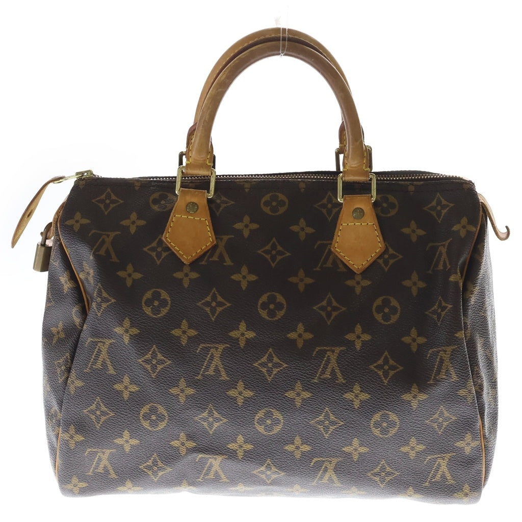 LOUIS VUITTON(ルイヴィトン) スピーディ30 モノグラムキャンバス ハンドバッグ ゴールド金具 ブラウン M41526 SP0919 レディース