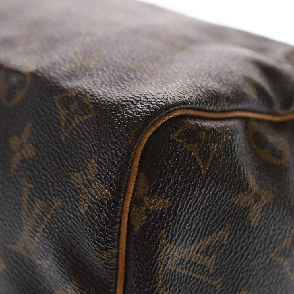 LOUIS VUITTON(ルイヴィトン) スピーディ30 モノグラムキャンバス ハンドバッグ ゴールド金具 ブラウン M41526 SP0919 レディース