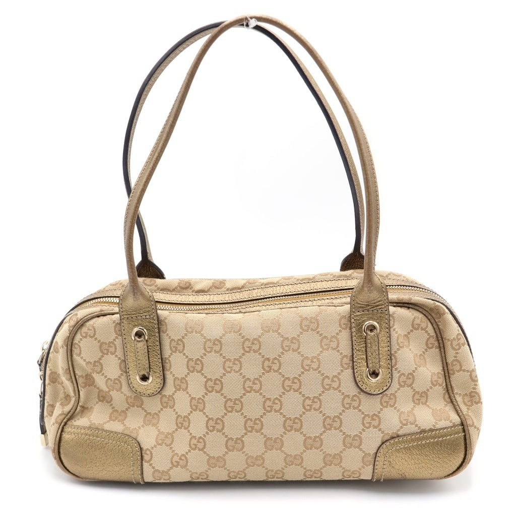 GUCCI(グッチ) PRINCY MINI BOSTON GGキャンバス プリンシーミニボストンバッグ ゴールド 161720 レディース